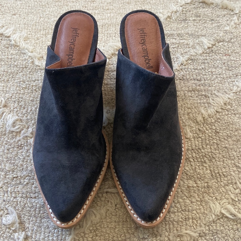 NWOT jeffery campbell faleva mules